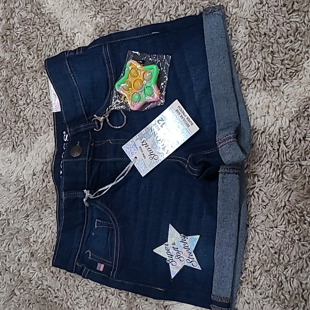 NEW!! Girl's Vigoss denim shorts. Size 12